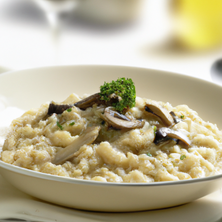Risoto de cogumelos