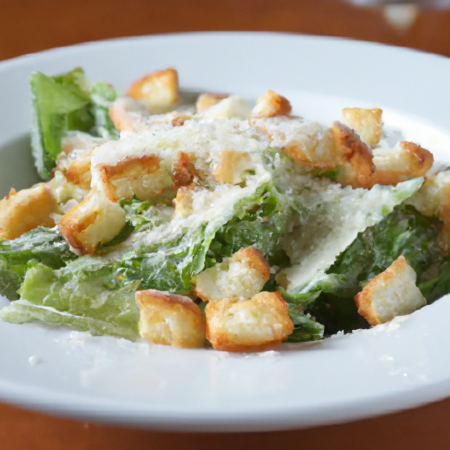 Salada Caesar fresca