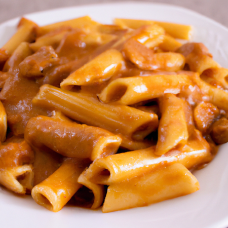 Macarrão com salsicha