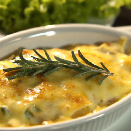 Fricassé de Frango gratinado