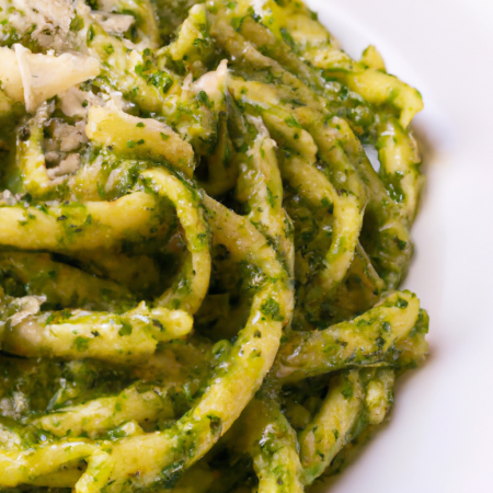 Macarrão Artesanal de Pesto