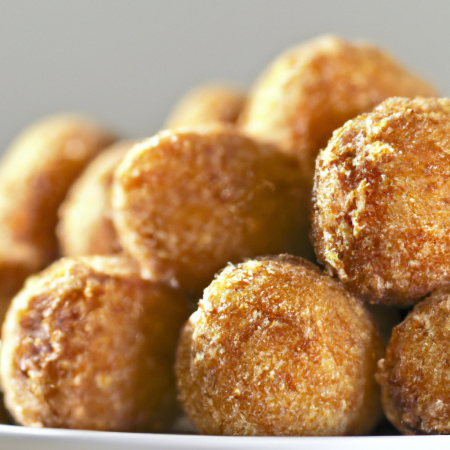 Bolinhos de arroz dourados