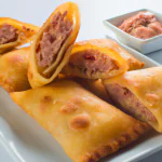 Pastel de presunto e queijo