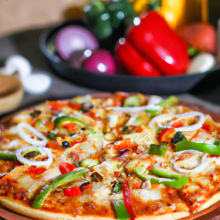 Pizza vegetariana gourmet